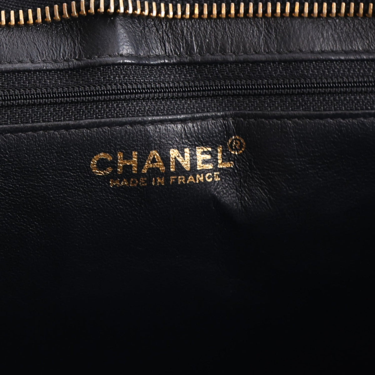 Quilted Caviar Tote Bag - Black