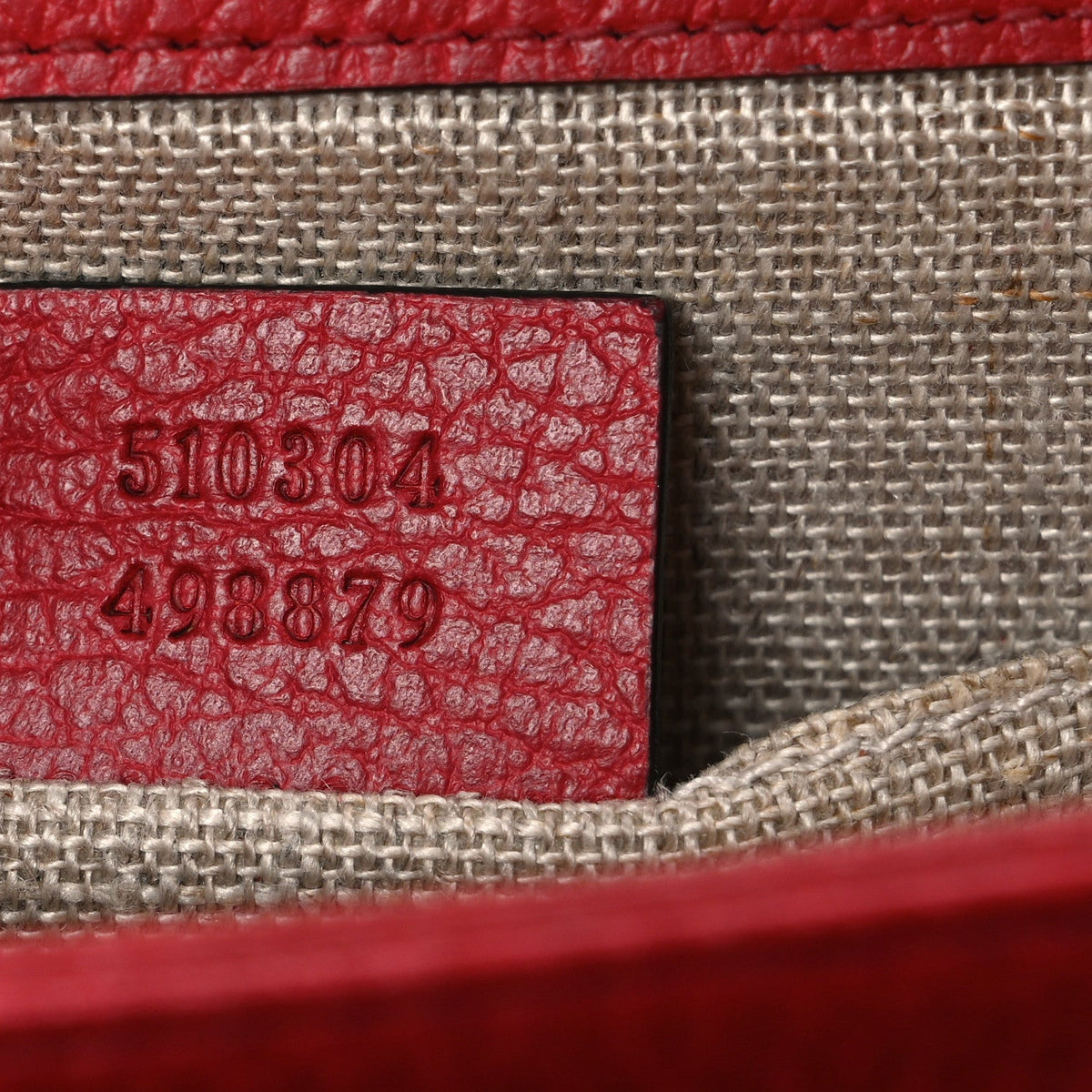 Small Calfskin Shoulder Bag - Red