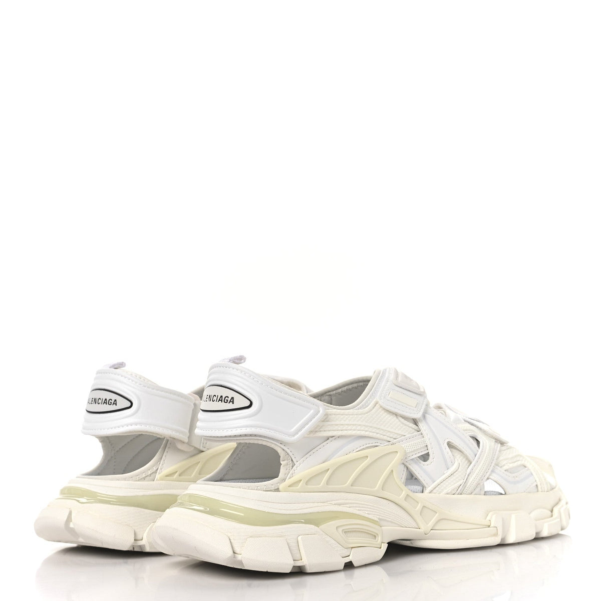 Balenciaga Neoprene Rubber Women's Track Sandals 41 White