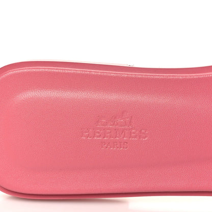 Hermes Epsom Oran Women's Sandals Rose De Venise