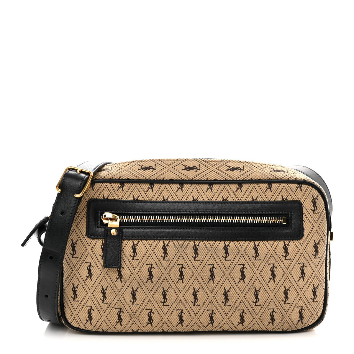 Canvas Crossbody Bag - Beige