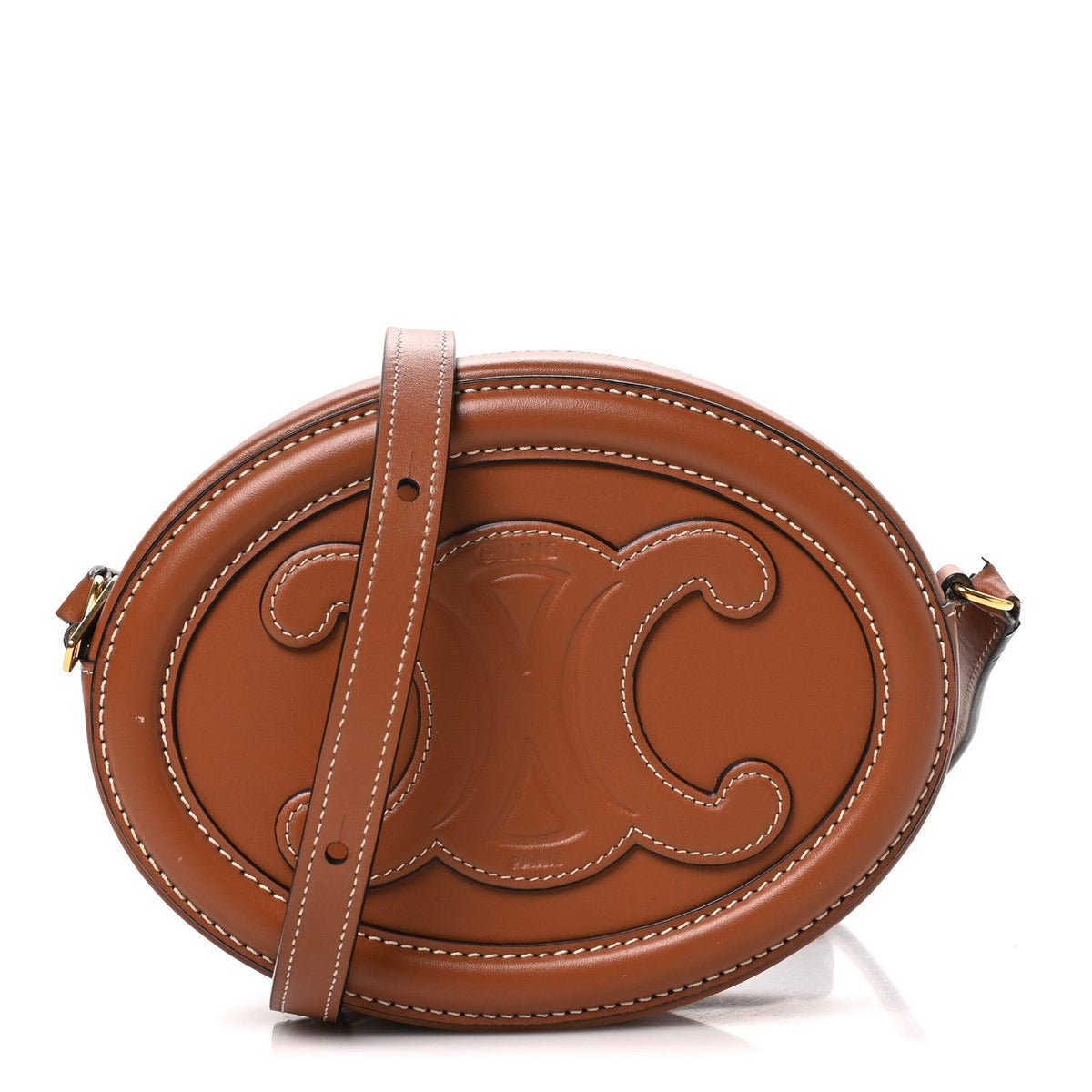 Small Calfskin Crossbody Bag - Tan