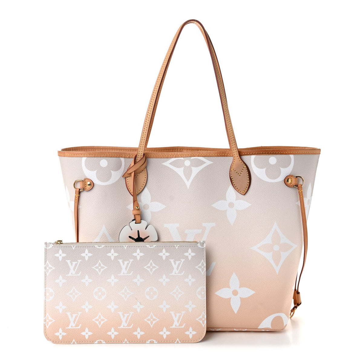 Monogram Giant By The Pool Neverfull Mm  Handbag