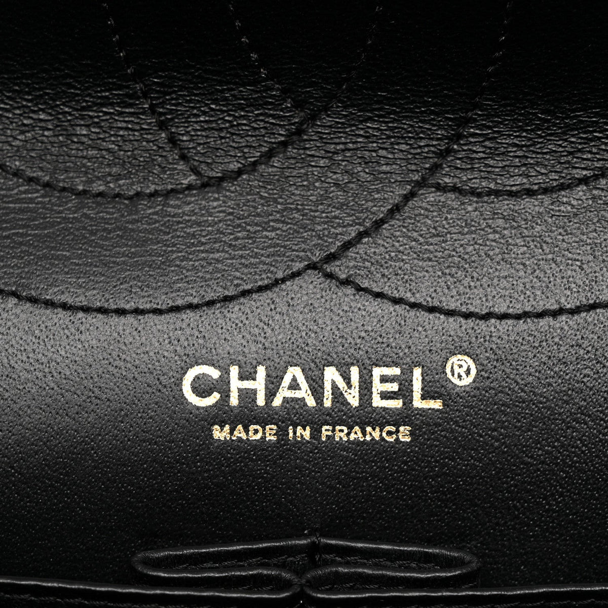 Quilted Calfskin Flap Shoulder Bag - Black