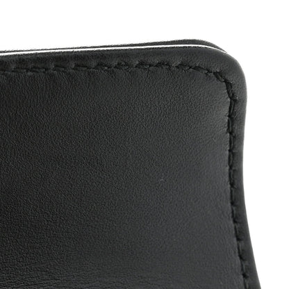 Mini Calfskin Shoulder Bag - Black