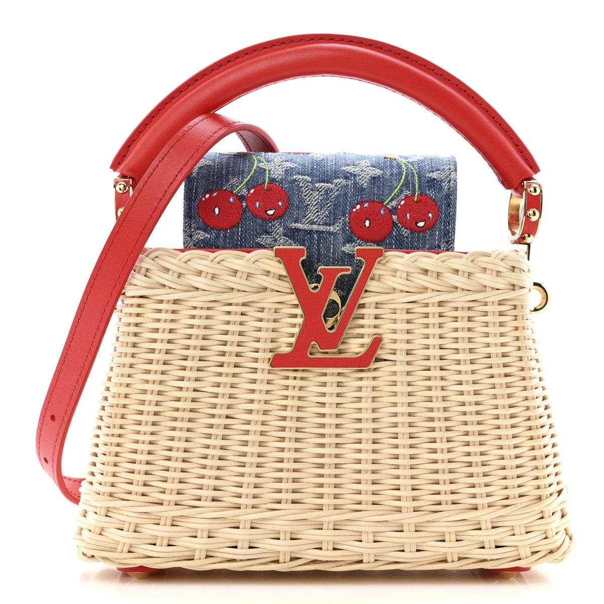 Mini Calfskin Handbag - Tan