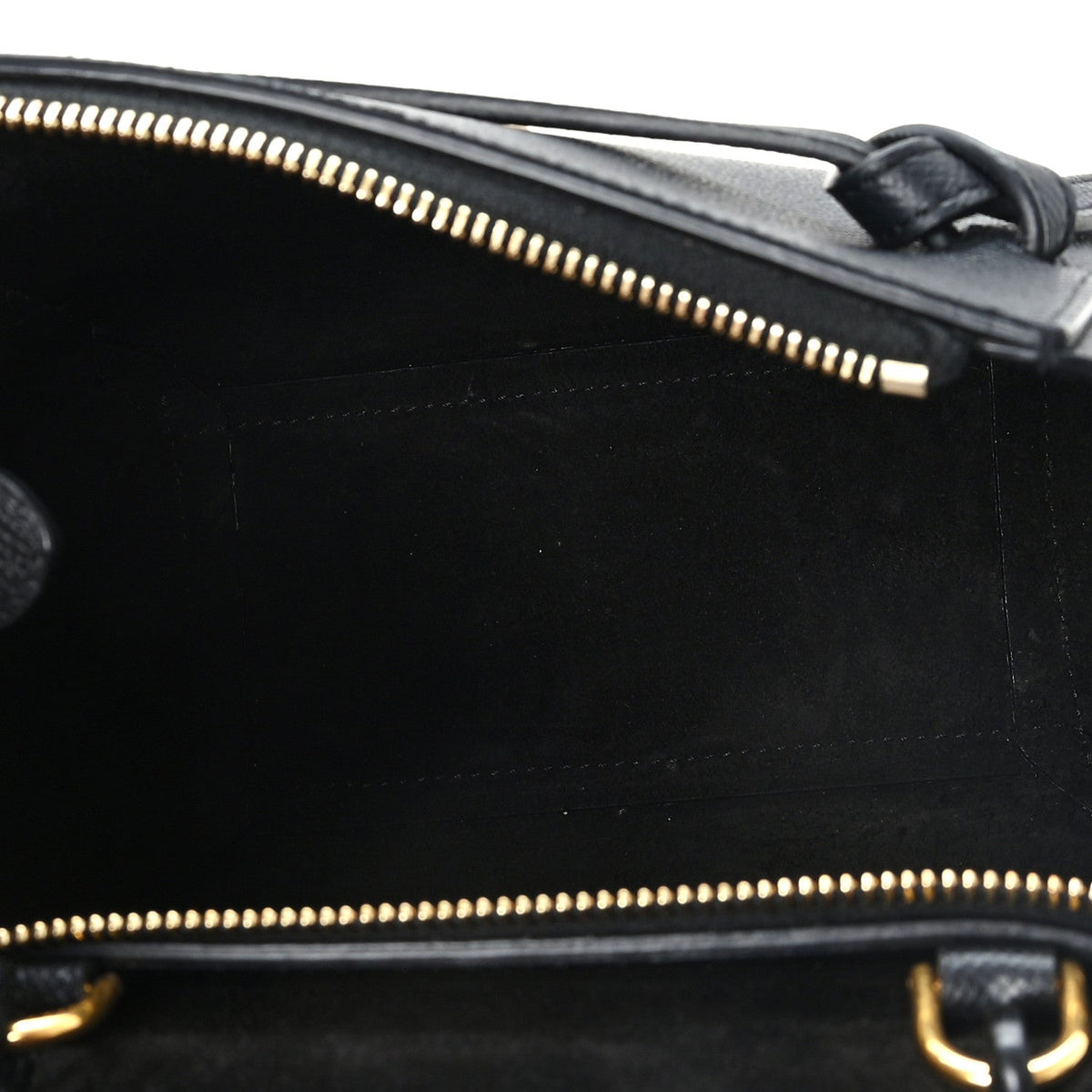 Nano Calfskin Belt Bag - Black