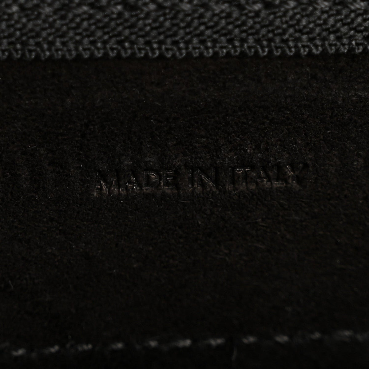 Nano Calfskin Belt Bag - Black