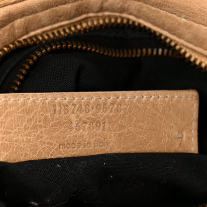 Agneau Classic Hardware City Sahara Handbag