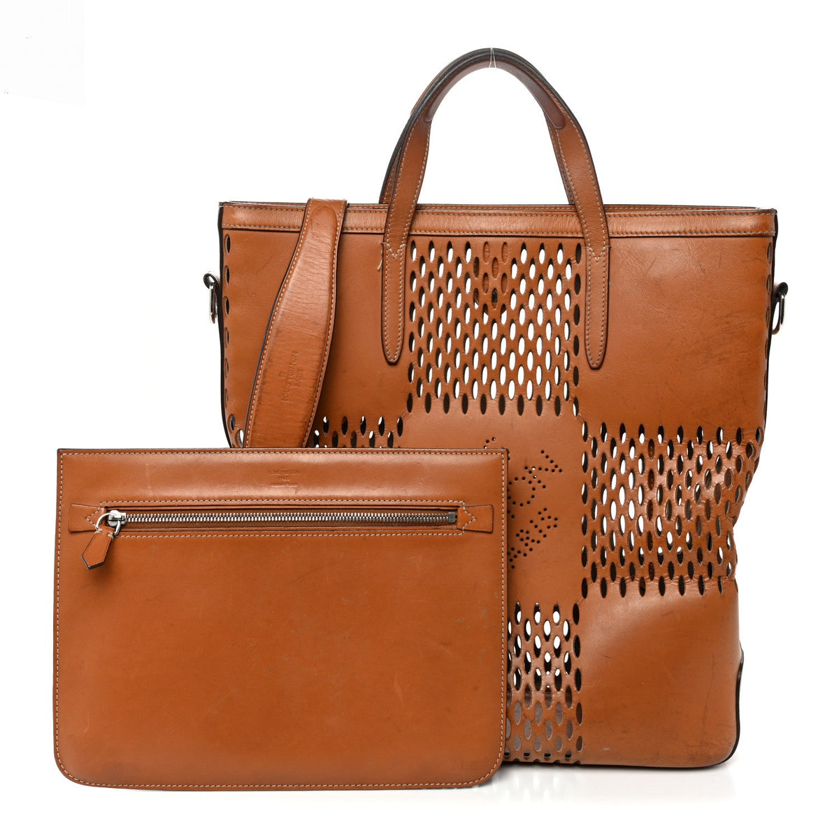 Nomade Grand Damier North West Cognac Handbag