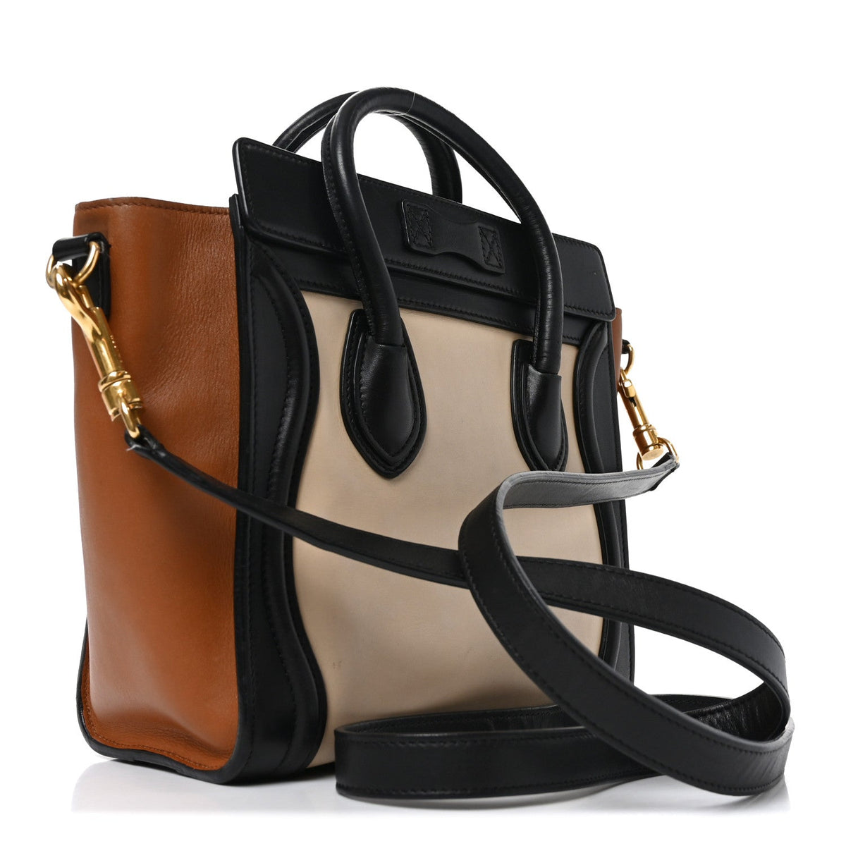 Nano Calfskin Travel Bag - White
