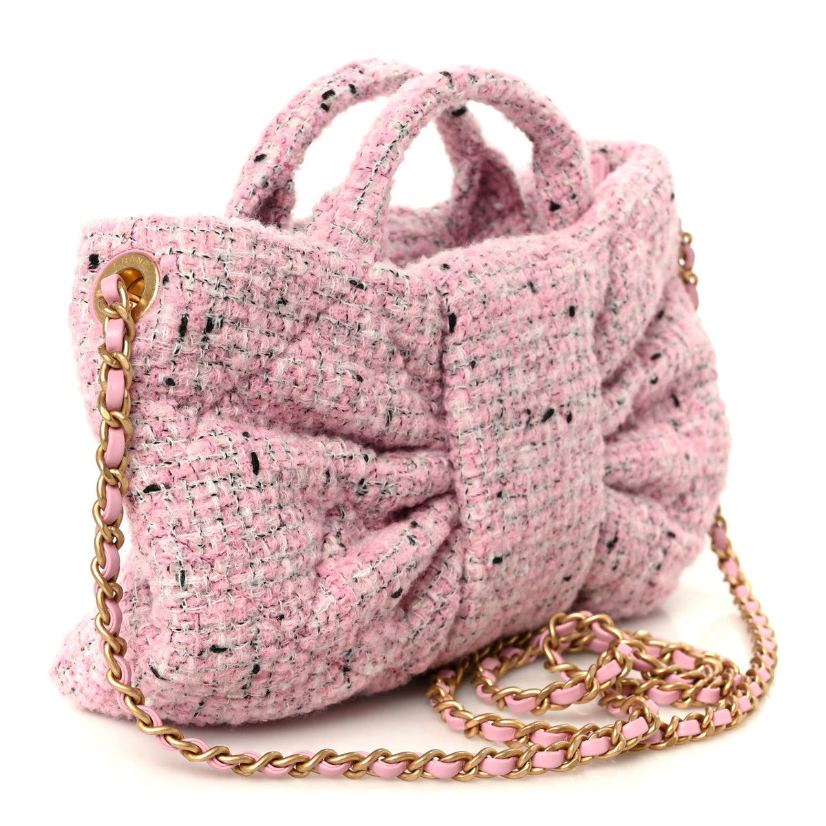 Mini Quilted Handbag - Pink