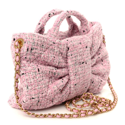 Mini Quilted Handbag - Pink