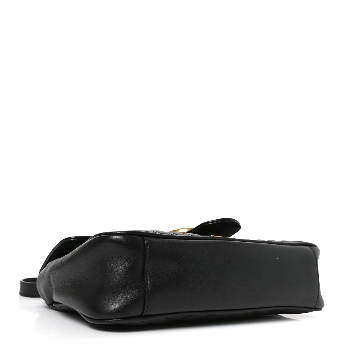 Small Calfskin Shoulder Bag - Black