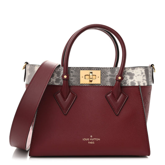 Calfskin Handbag - Red