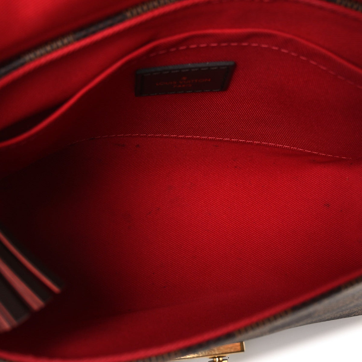 Damier Ebene Croisette Handbag
