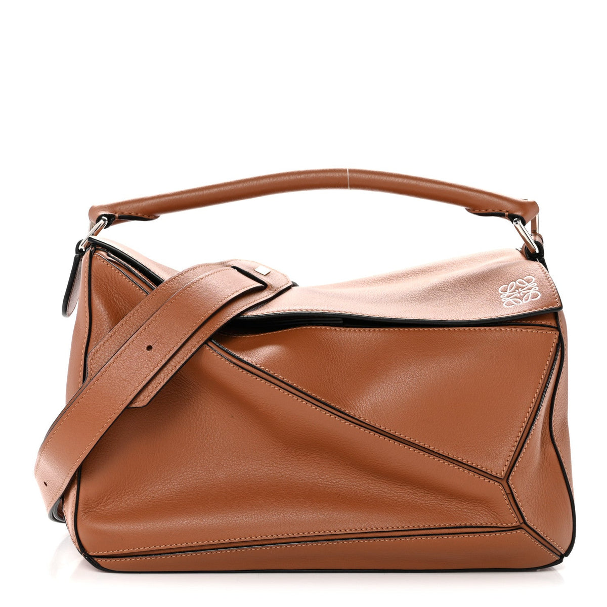 Medium Calfskin Handbag - Tan