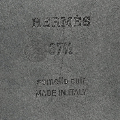 Hermes Patent Epsom Women's Oran Sandals Jasper Rouge