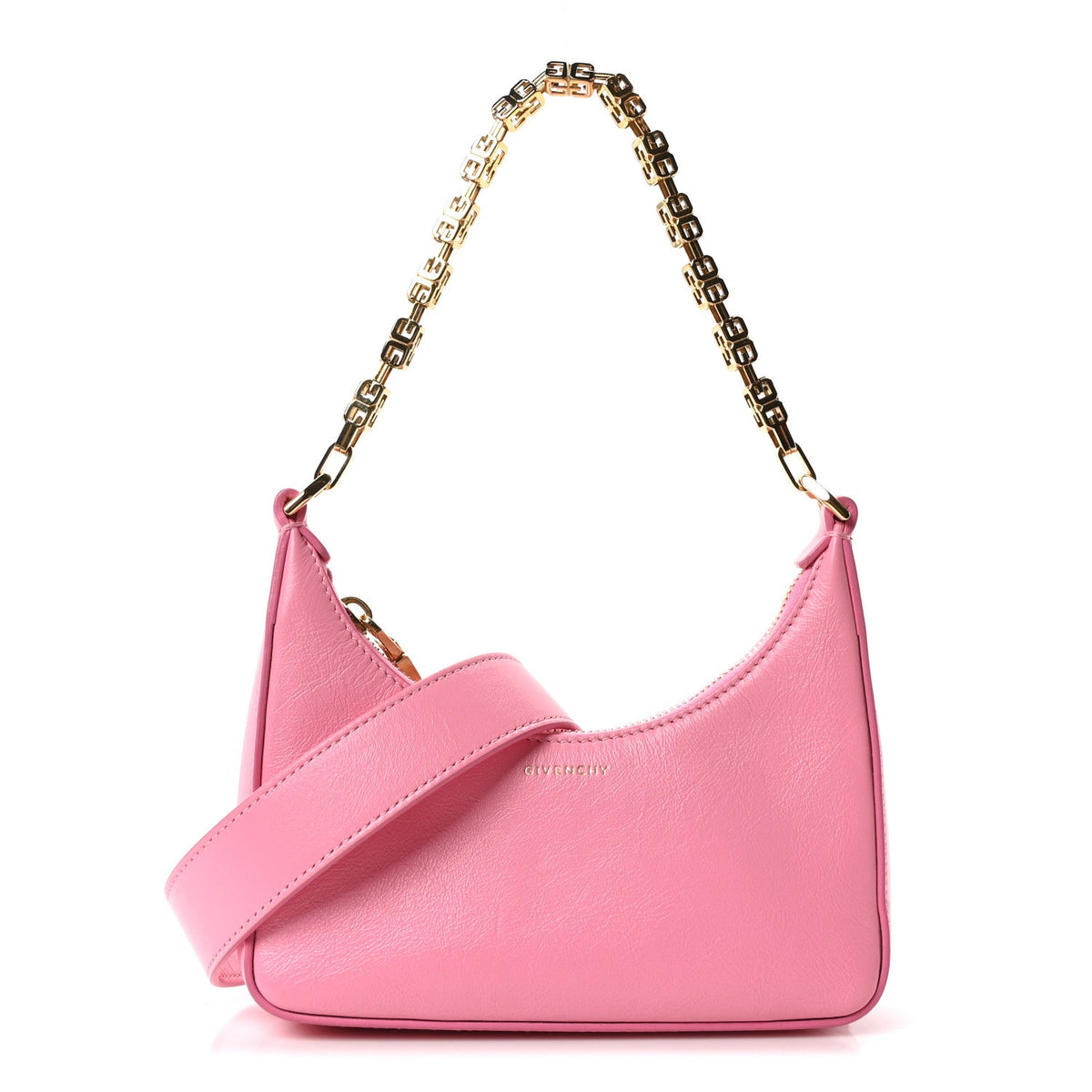 Mini Calfskin Shoulder Bag - Pink