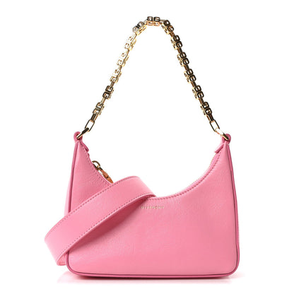 Mini Calfskin Shoulder Bag - Pink
