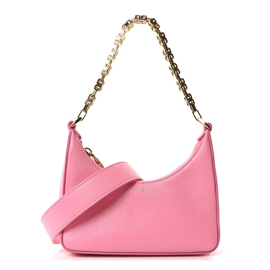 Mini Calfskin Shoulder Bag - Pink