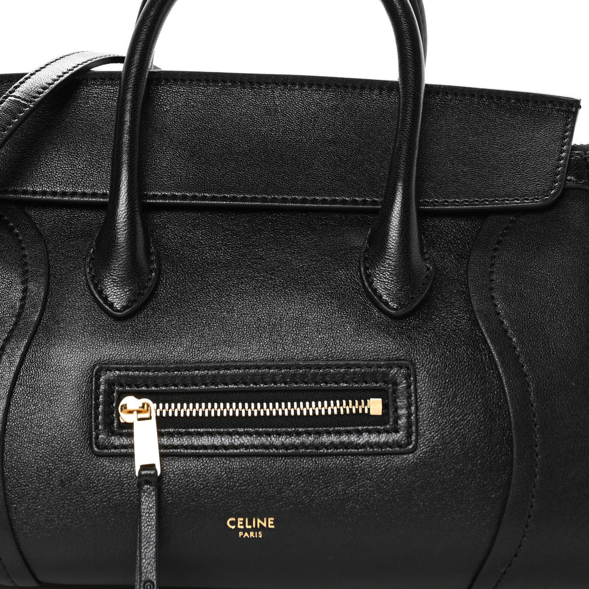 Lambskin Travel Bag - Black