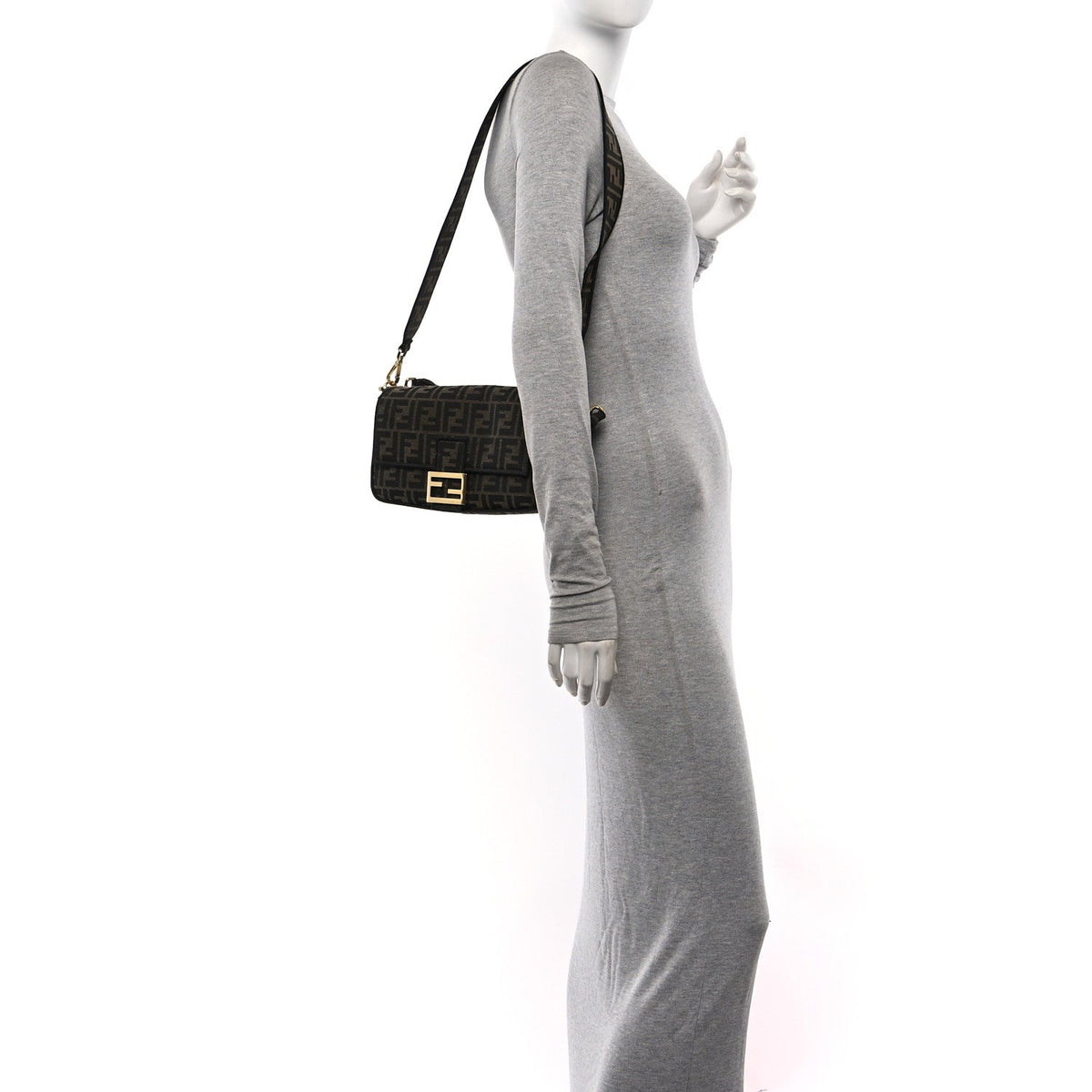 Medium Fabric Handbag - Black