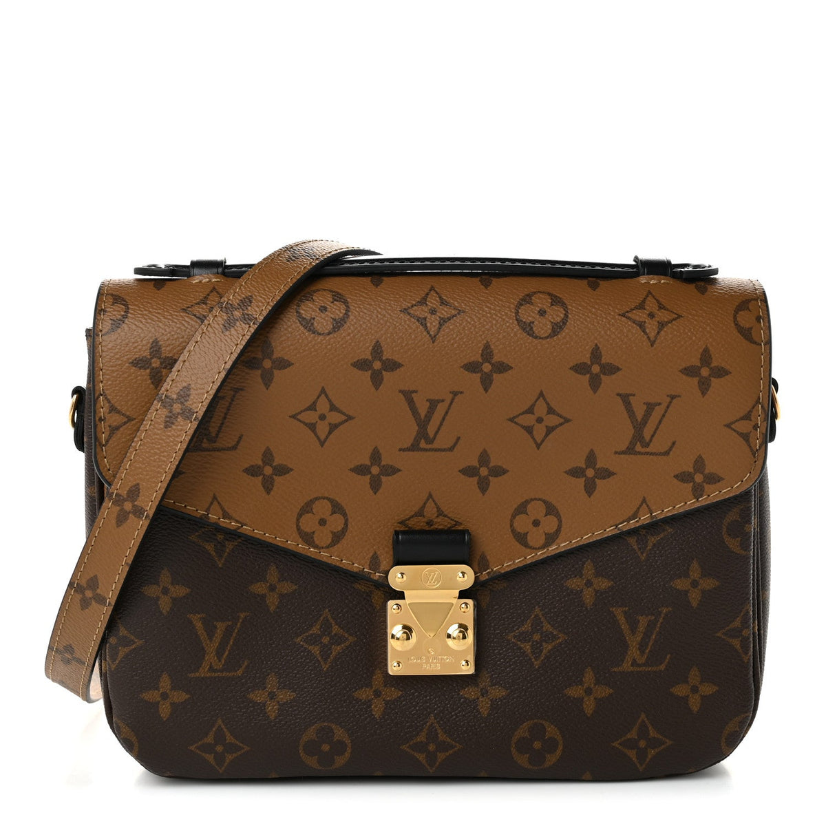 Reverse Monogram Pochette Metis Handbag