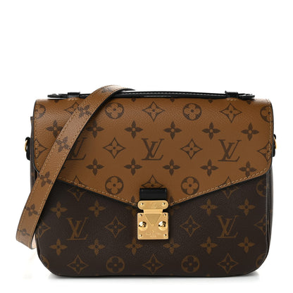 Reverse Monogram Pochette Metis Handbag