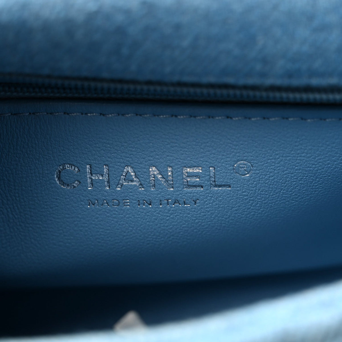 Mini Quilted Flap Shoulder Bag - Blue