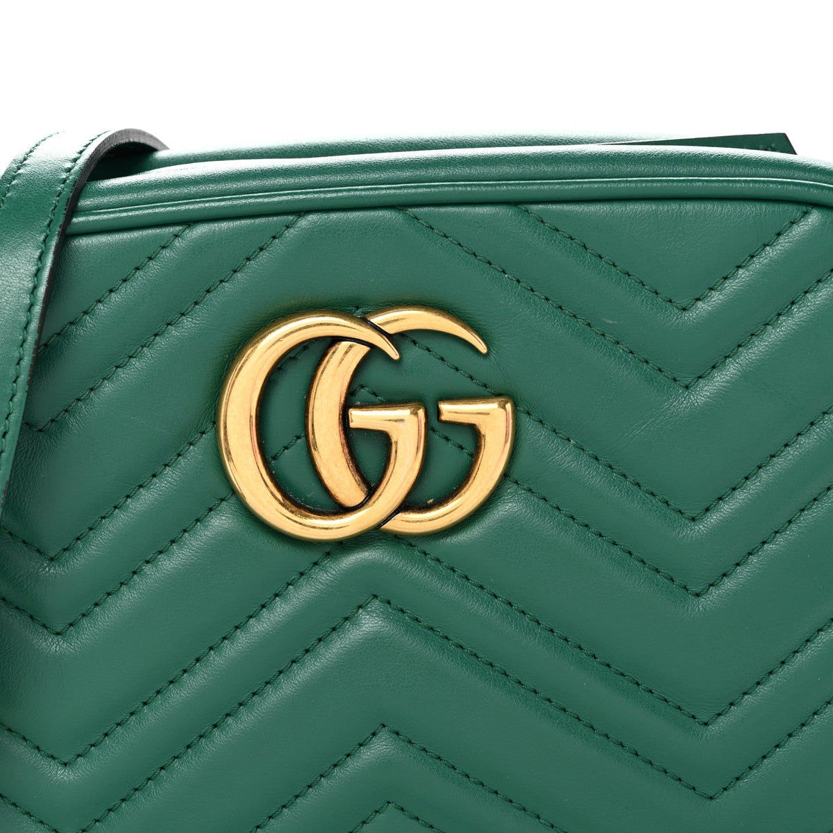 Small Calfskin Shoulder Bag - Green