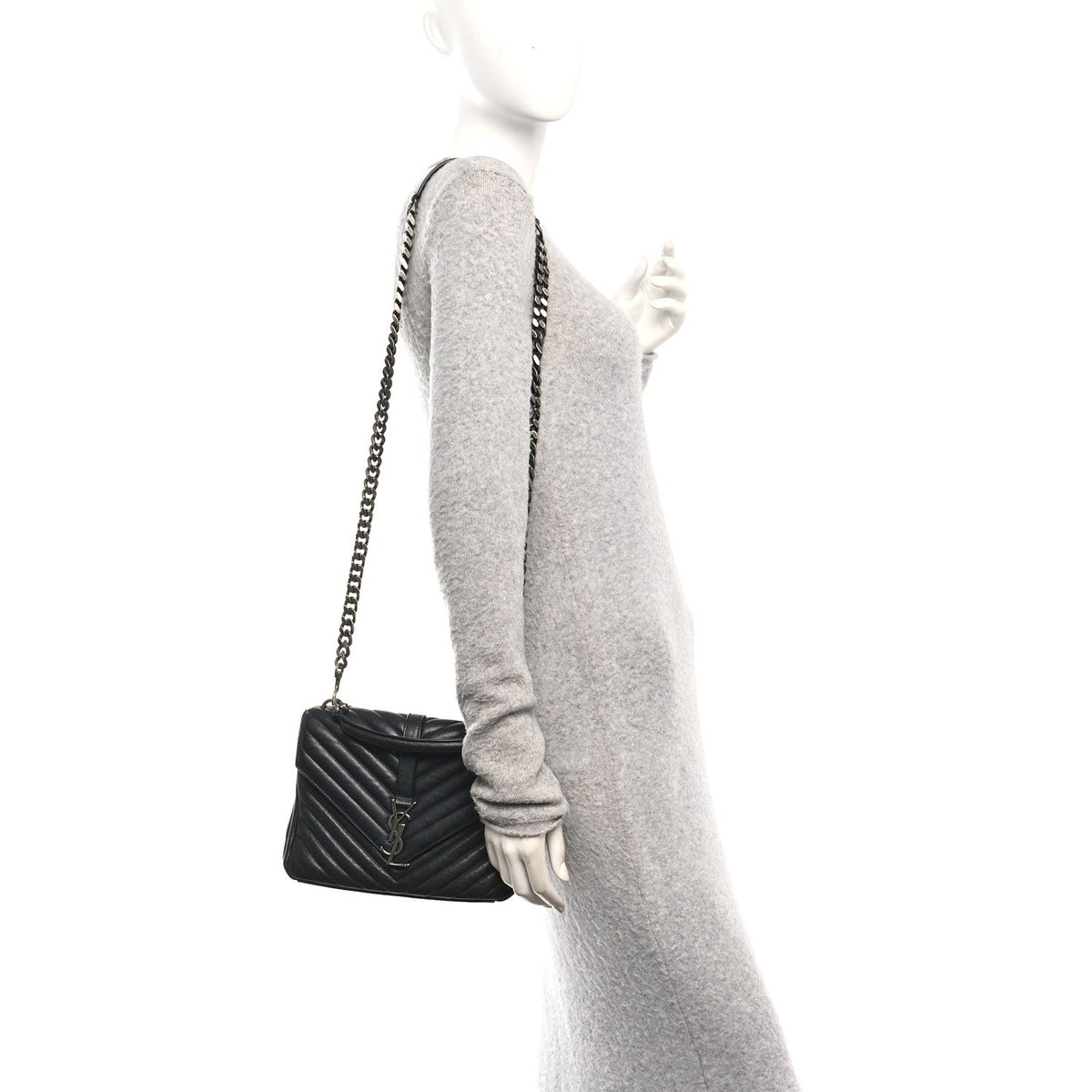 Medium Sheepskin Handbag - Black