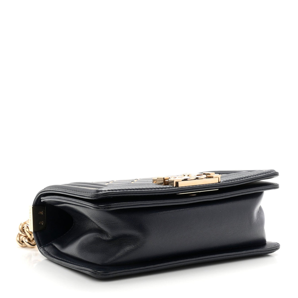 Small Quilted Lambskin Flap Shoulder Bag