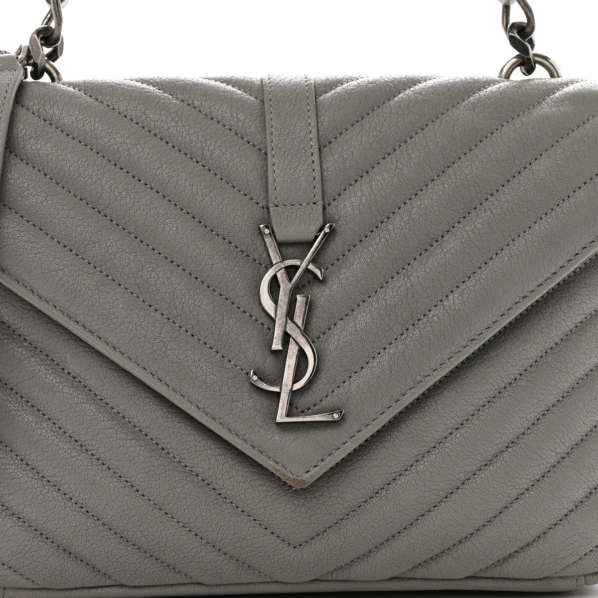 Medium Sheepskin Handbag - Granite