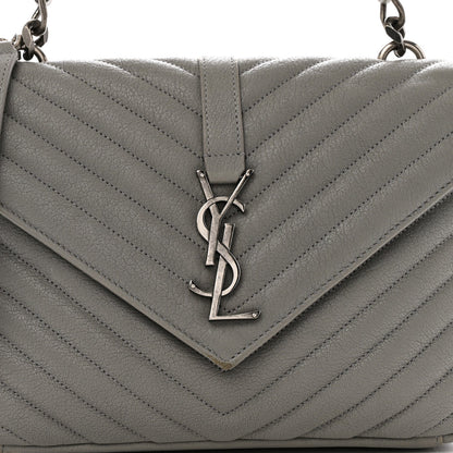 Medium Sheepskin Handbag - Granite