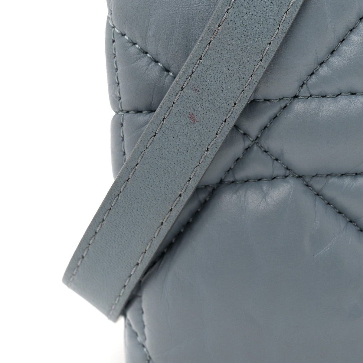 Mini Lambskin Handbag - Blue