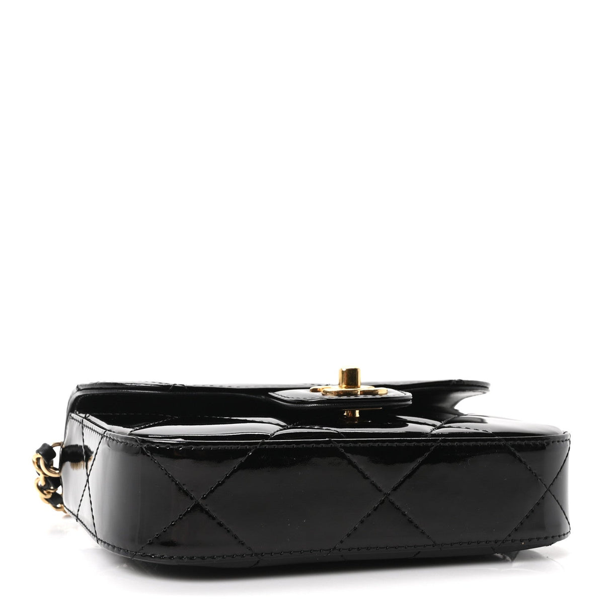 Mini Calfskin Clutch Bag - Black