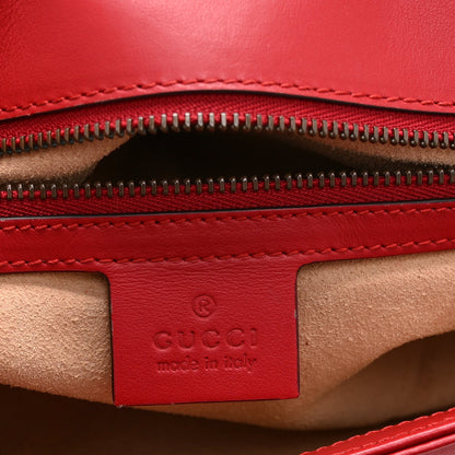 Small Calfskin Shoulder Bag - Red