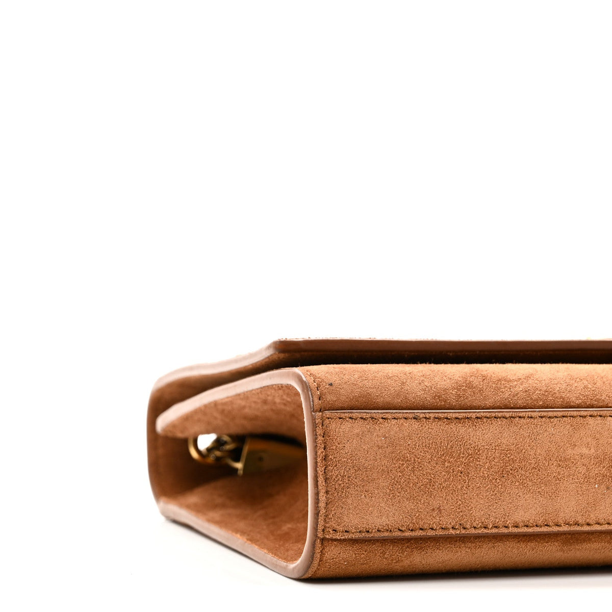 Small Suede Satchel Bag
