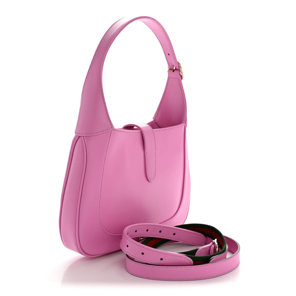 Medium Calfskin Hobo Bag - Pink