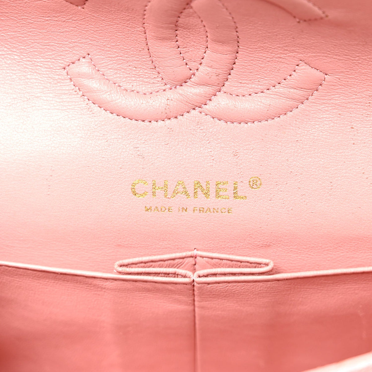 Medium Quilted Caviar Flap Shoulder Bag - Pink