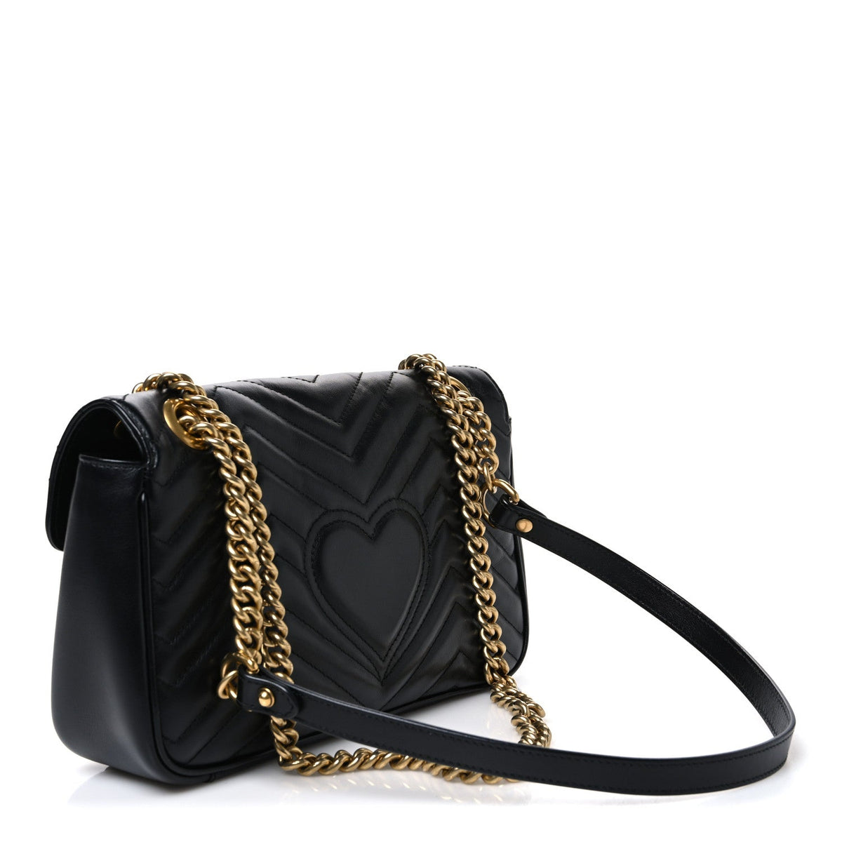 Small Calfskin Shoulder Bag - Black