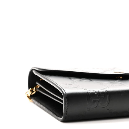 Calfskin Wallet Bag - Black