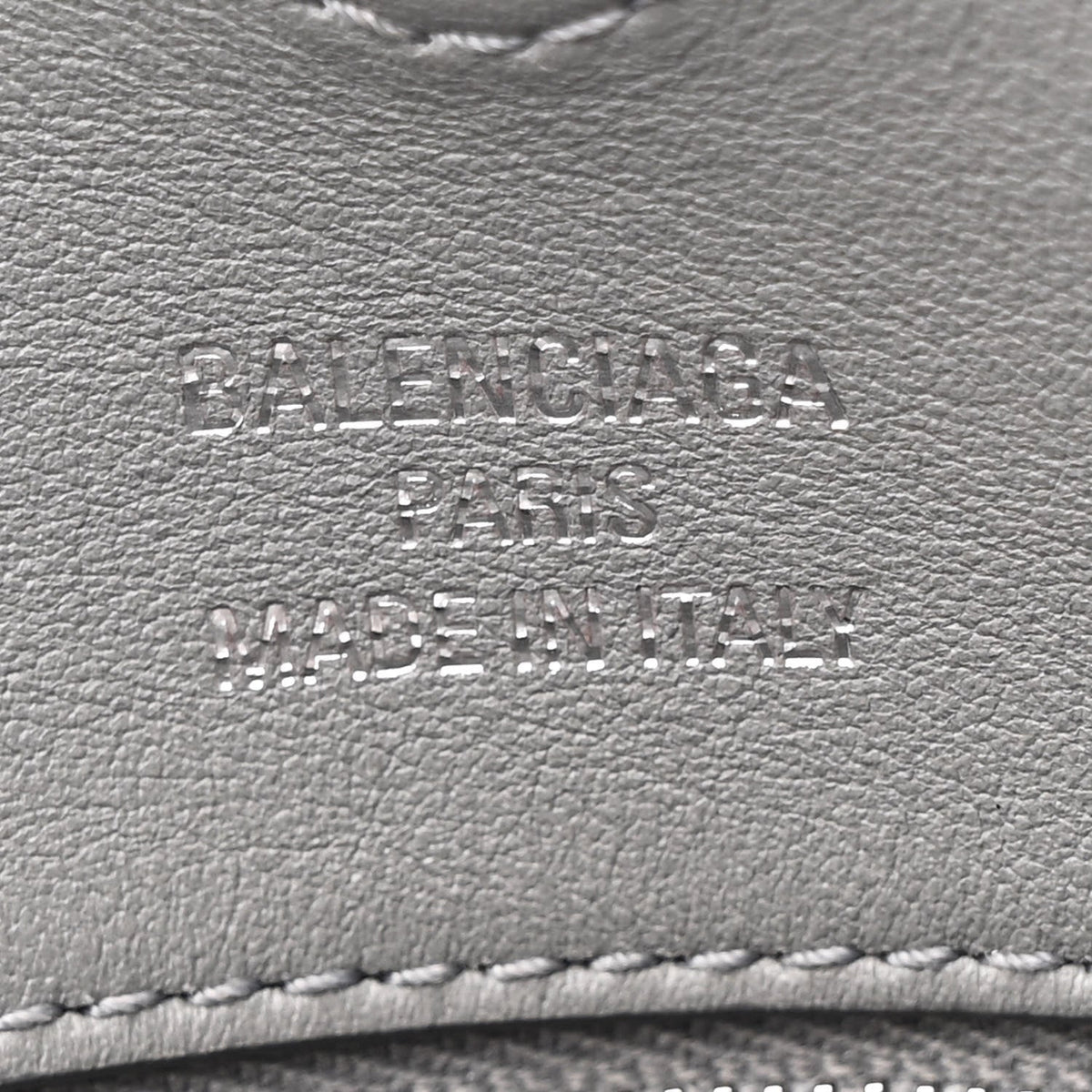 Small Calfskin Handbag - Grey