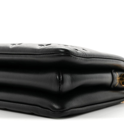 Lambskin Handbag - Black