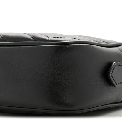 Mini Calfskin Shoulder Bag - Black