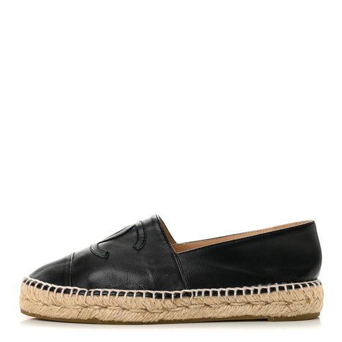 Chanel Lambskin CC Women's Espadrilles