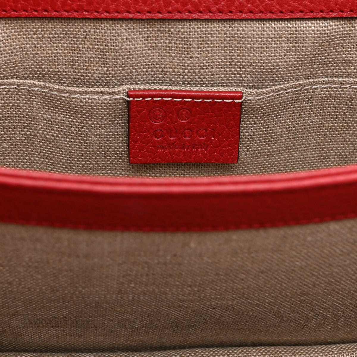 Small Calfskin Shoulder Bag - Red