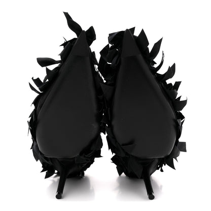 Balenciaga Satin Women's Marie A Bows All Over 110mm Pumps 35 Black