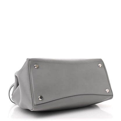 Small Calfskin Handbag - Grey
